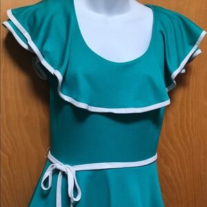 NWT Vintage 1980’s Julie Miller Dress Multi Tiers